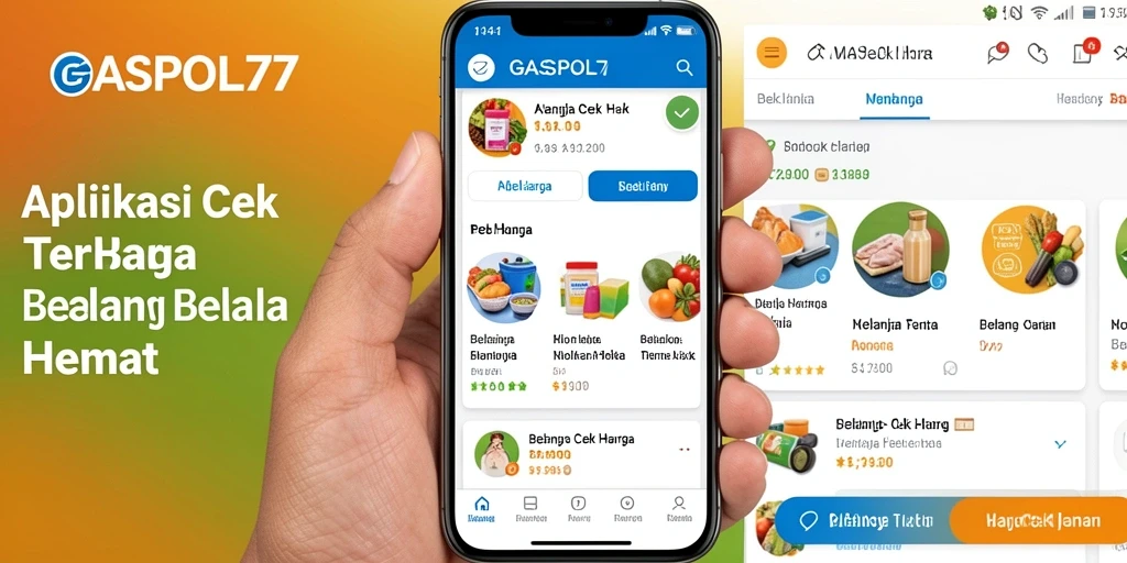 Tampilan antarmuka GASPOL77 dengan fitur Cek Harga yang mudah digunakan.